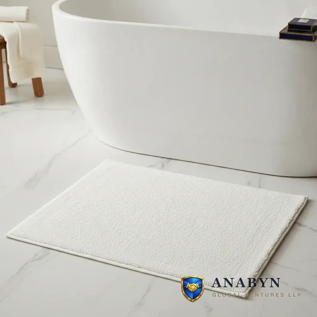 Bath Mat 1000 GSM - Presidential Suite - premium cotton fabric export India