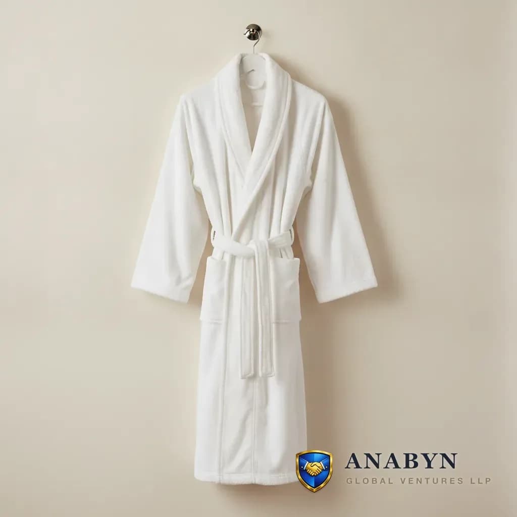 Anabyn Terry bathrobe — On the hook