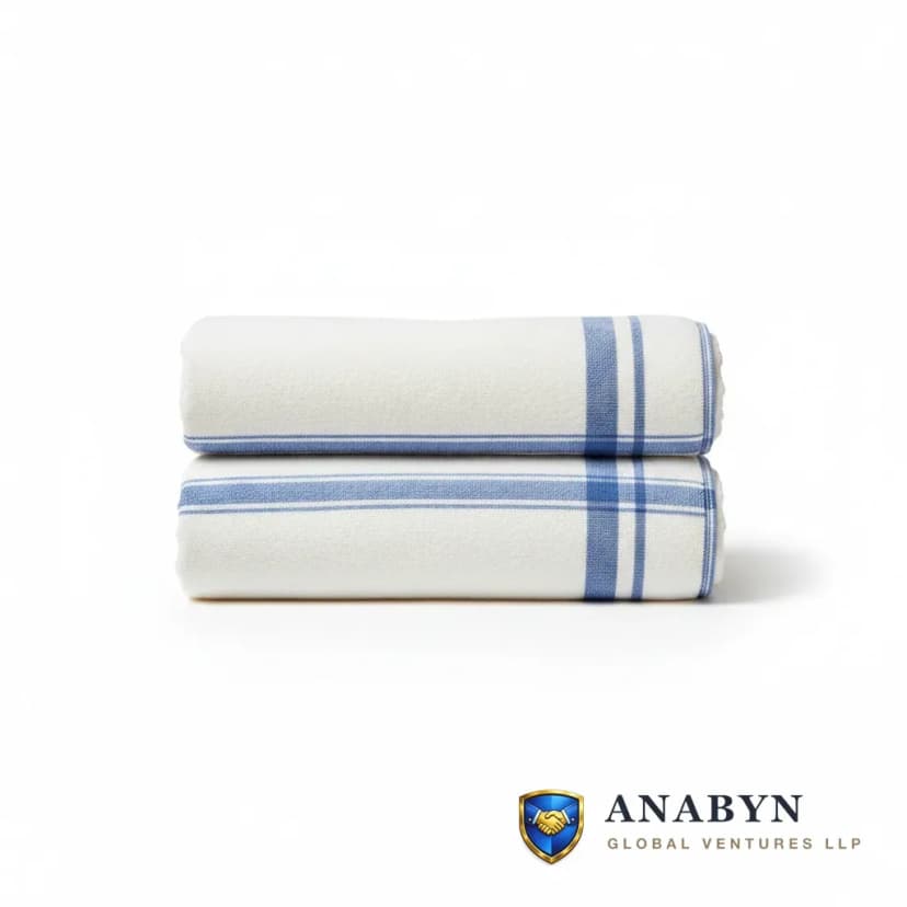 Pool towel - striped resort style