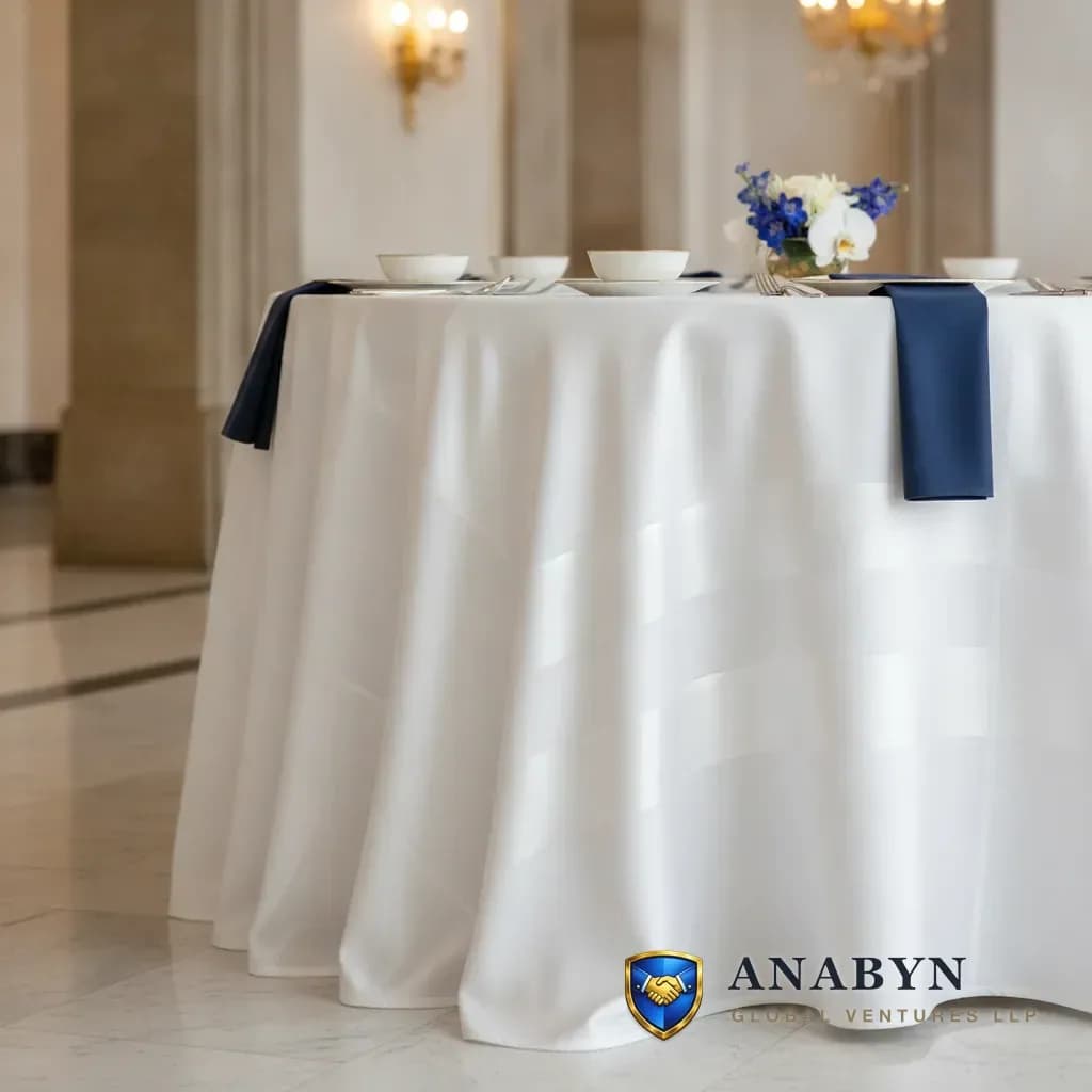 Tablecloth - Hospitality Grade - premium cotton fabric export India